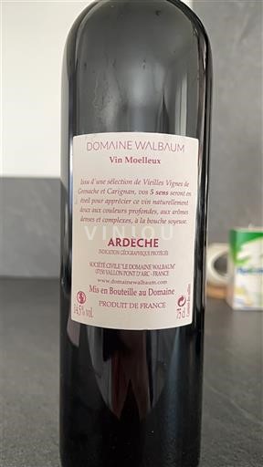 Alpes y Países Ródano Ardèche Domaine Walbaum Sin añada