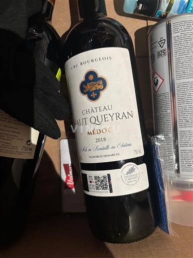 Burdeos Médoc Cru Bourgeois Château Haut Queyran 2018