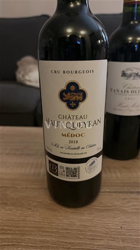 Burdeos Médoc Cru Bourgeois Château Haut Queyran 2018