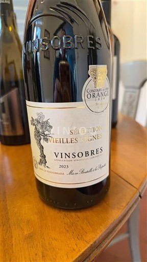 Vallée du Rhône Vinsobres Cave la Vinsobraise Sélection Vieilles Vignes 2023