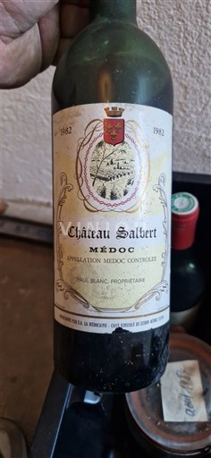 Bordéus Médoc Château Salbert 1982