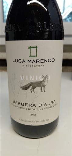 Piedmont Barbera d'Alba Luca Marenco 2021