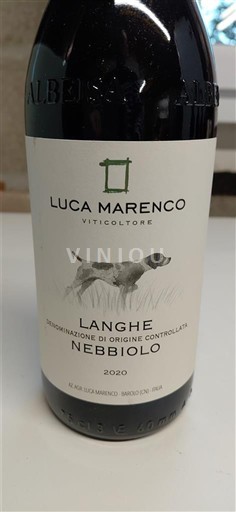 Piedmont Nebbiolo d'Alba Luca Marenco 2020