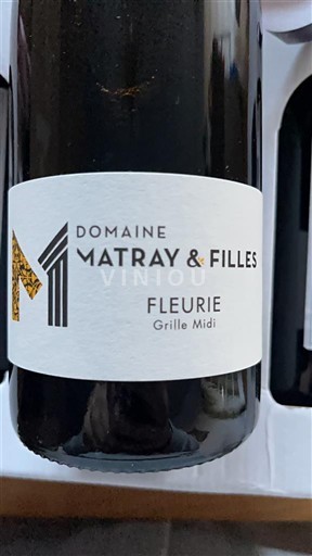 Beaujolais Fleurie Domaine Matray & Filles Grille Midi 2023