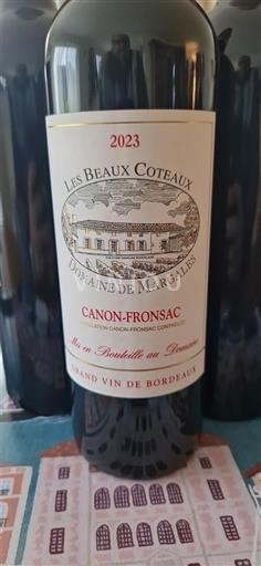 Bordeaux Canon-Fronsac Domaine Margalle Les Beaux Coteaux 2023