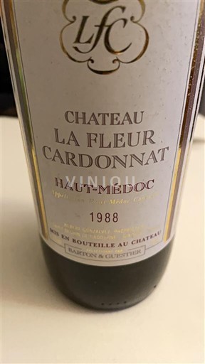 Bordeaux Haut-Médoc Château La Fleur Cardonnat 1988