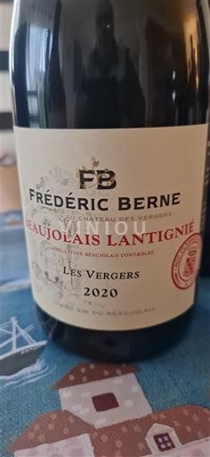 Beaujolais Non specificato Château Frédéric Berne Château des Vergers Les Vergers 2020