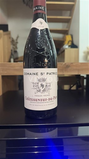 Vallée du Rhône Châteauneuf-du-pape Domaine St Patrice Vieilles Vignes 2019