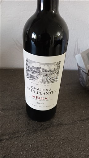 Bordeaux Médoc Château Haut Plantey 2022