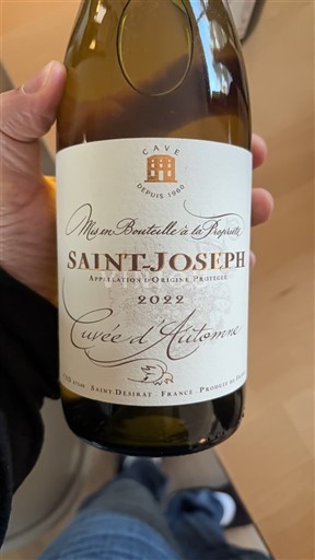 Vallée du Rhône Saint-Joseph Cave Saint-Désirat d'Automne 2022