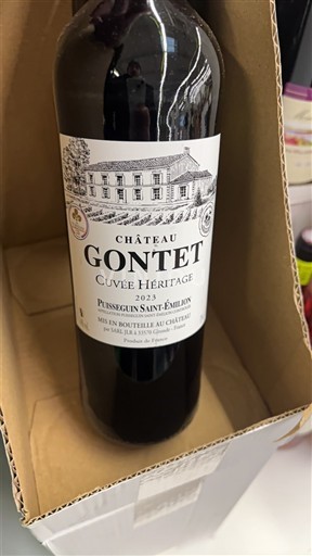 Burdeos Puisseguin-saint-émilion Château Gontet Héritage 2021