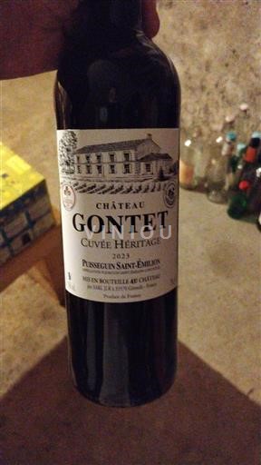 Bordeaux Puisseguin-saint-émilion Château Gontet Héritage 2021
