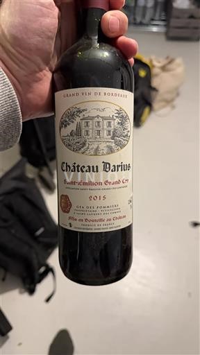 Bordeaux Saint-Émilion Grand Cru Grand Cru Château Darius 2015