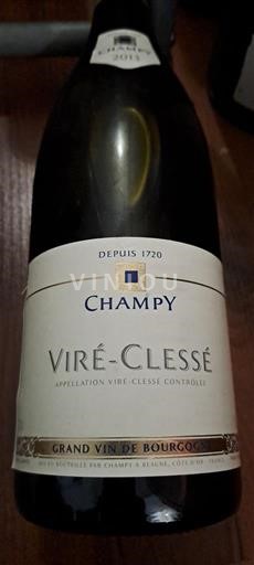 Burgundi Viré-clessé Champy 2018