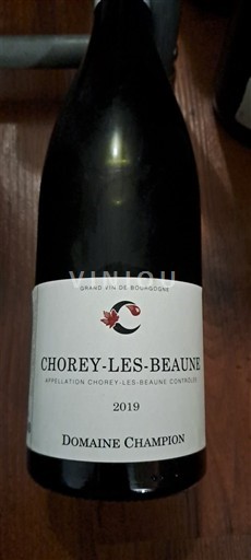 Bourgogne Chorey-lès-beaune Domaine Champion 2019