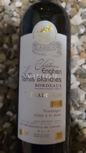 Burdeos Bordeaux Château Enghen Les Terres Blanches Tradition 2014