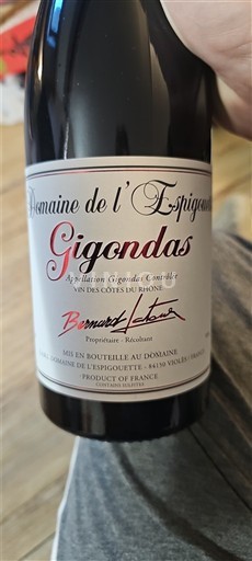 Rhônen laakso Gigondas Domaine L'Espigouette 2022