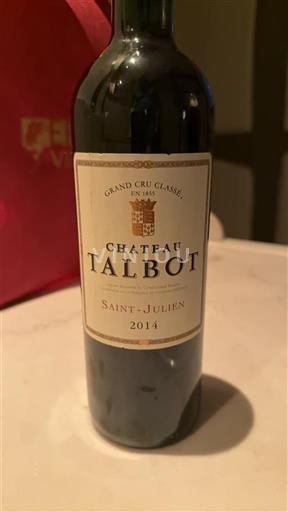 Bordeaux Saint-Julien Grand Cru Château Talbot 2014