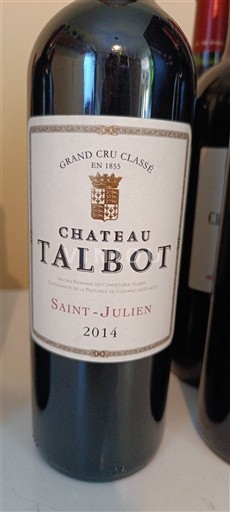 Bordeaux Saint-Julien Grand Cru Château Talbot 2014