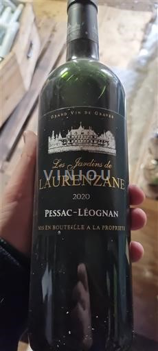 Bordeaux Pessac-Léognan Laurenztane Les Jardins de Laurenztane 2020