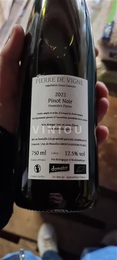 Elsass Pierre de Vigne Première Pierre 2022