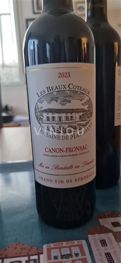 Bordeaux Canon-Fronsac Domaine Margalleau Les Beaux Coteaux 2023