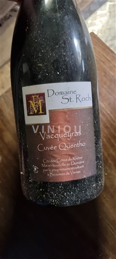 Rhône-dalen Vacqueyras Domaine St. Roch Quentho 2014