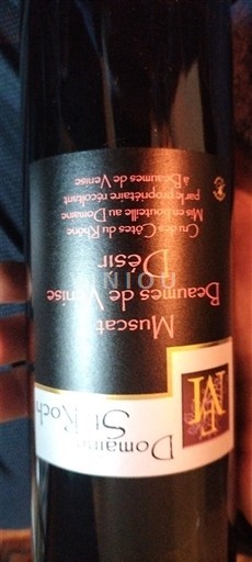Rhônedalen Muscat de Beaumes de Venise Domaine St. Roch Désir Icke årgångsbetecknad