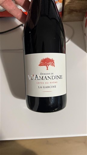 Rhônen laakso Côtes-du-rhône Domaine L'Amandine La Garcine 2024