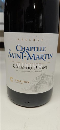 Rhône Valley Côtes-du-Rhône Chapelle Saint-Martin Réserve 2022