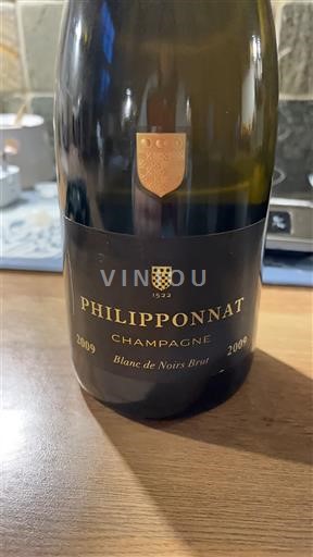 Vin Effervescent Blanc brut Blanc de Noirs Brut Philipponnat 2009 France Champagne AOC