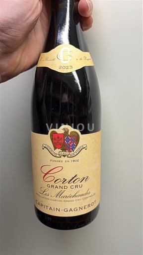 Burgundy Corton Grand Cru Capitain Gagnerot Les Maréchaudes 2023
