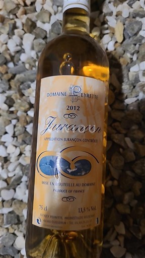 Jihozápad Jurançon Domaine Peyrette 2012