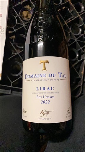 Thung lũng Rhône Lirac Domaine Tau Les Cosse 2022