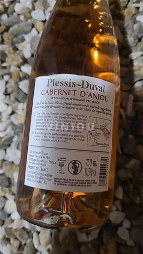 Dolina Loare Cabernet d'Anjou Plessis-Duval Neleten.