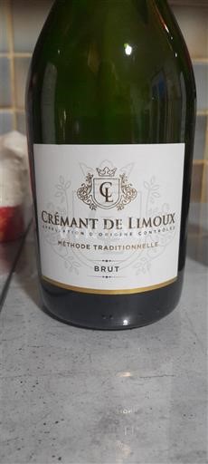Languedoc Crémant de Limoux Élaboré par DIVIN'AUDE Icke årgångsbetecknad