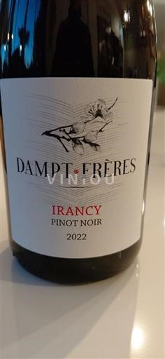 Borgonha Irancy Dampt Frères Pinot Noir 2022