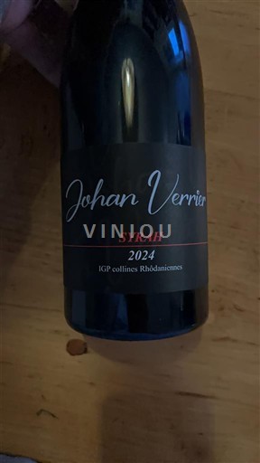Alpit ja Rhônen maat Rhodanien rinteet Johan Verrier Syrah 2024
