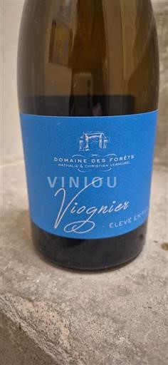 Alpit ja Rhônen maat Rhodanien rinteet Domaine S Forêts Viognier Élevé en Fût Ei vuosikertaa