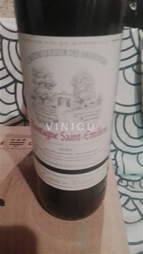 Bordeaux Montagne-saint-émilion Château Fleur des Ormes 2018