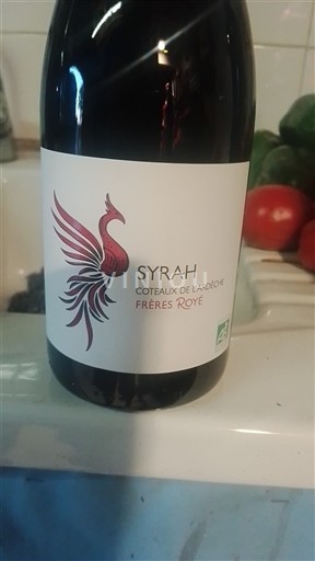 Alperna och Rhône-länderna Coteaux de l'Ardèche Frères Royé Syrah 2024