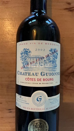 Burdeos Côtes-de-bourg Château Guionne 2002