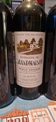 Bordeaux Pessac-Léognan Domaine Grandmaison 2015