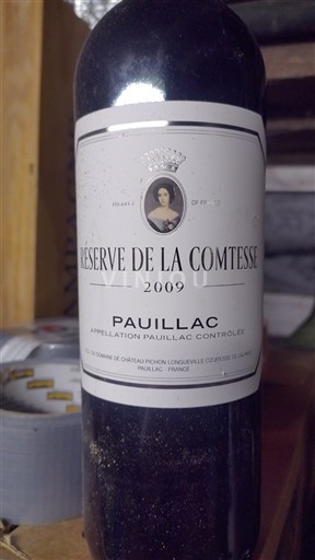 Bordeaux Pauillac Château Pichon Longueville Comtesse de Lalande Réserve de la Comtesse 2009