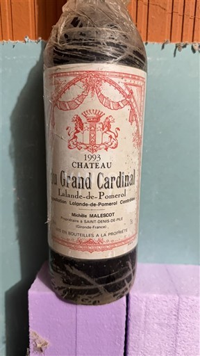 Bordeaux Lalande-de-Pomerol Château Grand Cardinal 1993