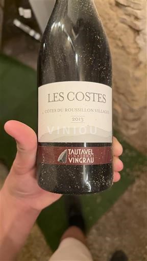 Roussillon Côtes du Roussillon Villages Tautavel Vingrau Les Costes 2013
