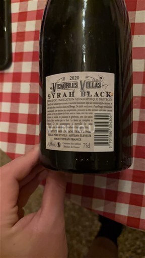 Languedoc và Roussillon Vùng đất Oc Vignobles Vellas Syrah Black 2020