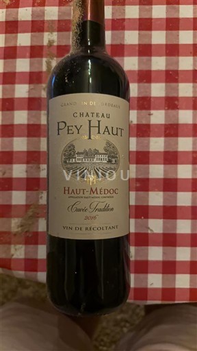 Bordeaux Haut-Médoc Château Pey Haut Tradition 2016