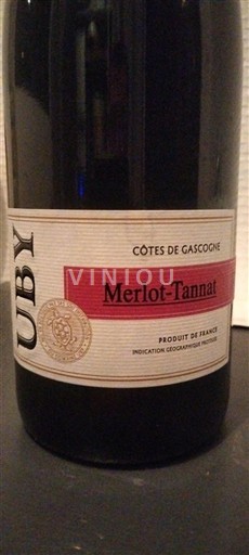 South West Côtes de Gascogne Domaine Uby Merlot-Tannat Non-Vintage