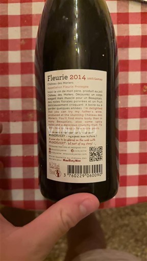 Beaujolais Fleurie Château S Moriers 2014